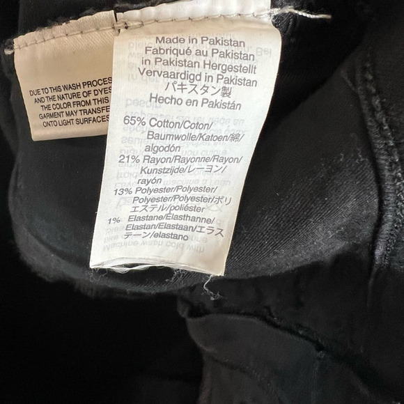 J.crew Womens Mercantile J5498 Straight Leg Jean Black Pockets Mid Rise Denim 28 - Picture 7 of 11